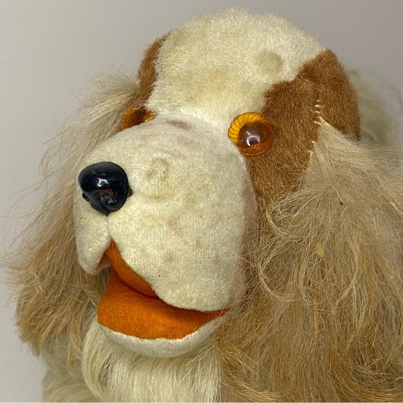 Vintage mohair plush toy dog - Picture 3 of 9